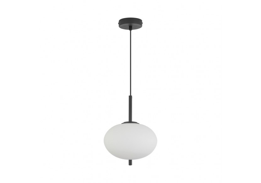 Suspension Glass OPL Opal+Noir, E14 - BV01-00103 - Braytron