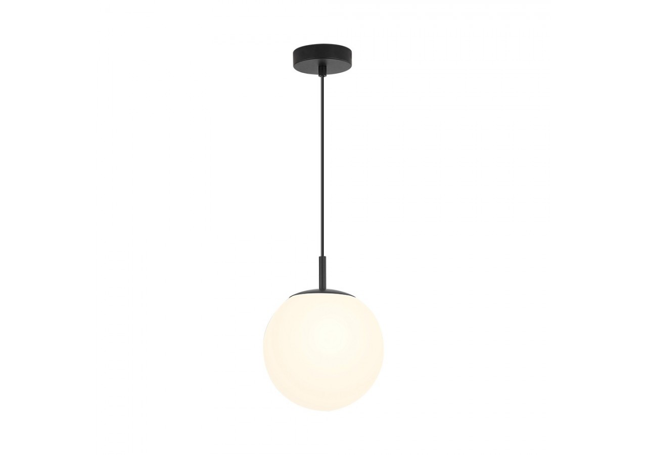 Suspension Glass OPL Opal+Noir, E27 - BV01-00114 - Braytron