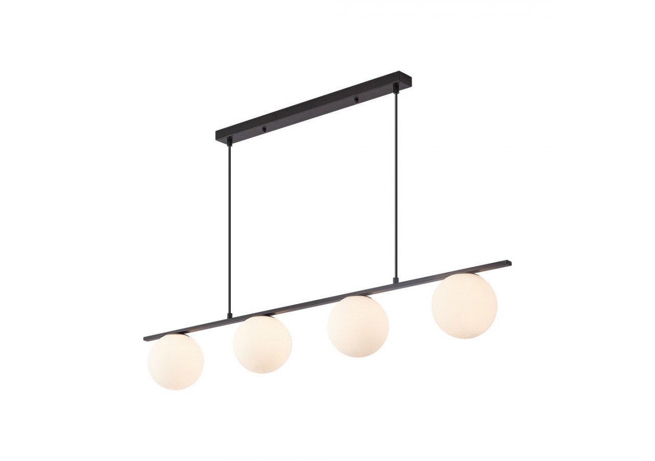 Suspension Glass OPL Opal+Noir, 4xG9 - BV01-00115 - Braytron