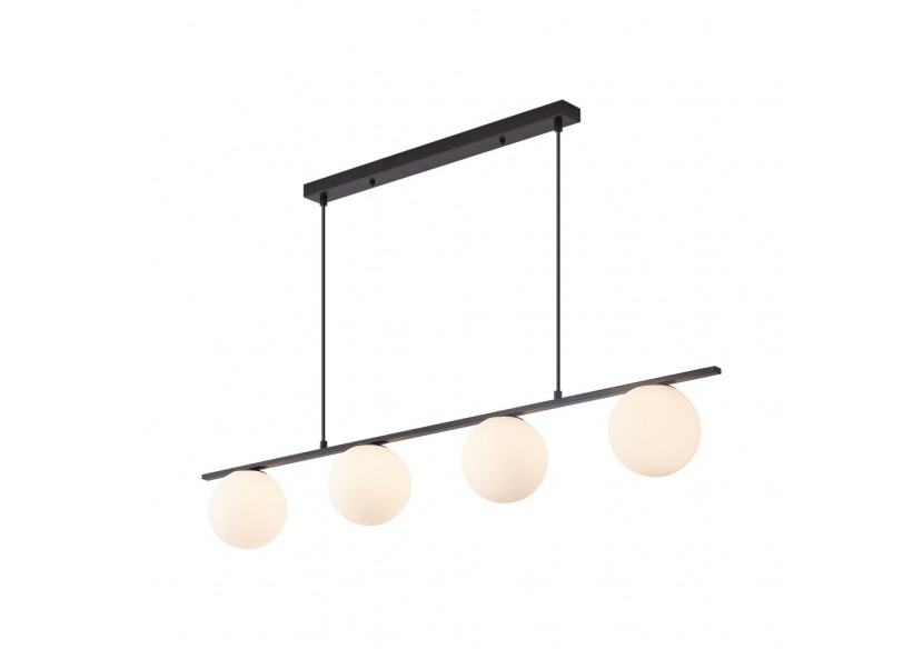 Suspension Glass OPL Opal+Noir, 4xG9 - BV01-00115 - Braytron