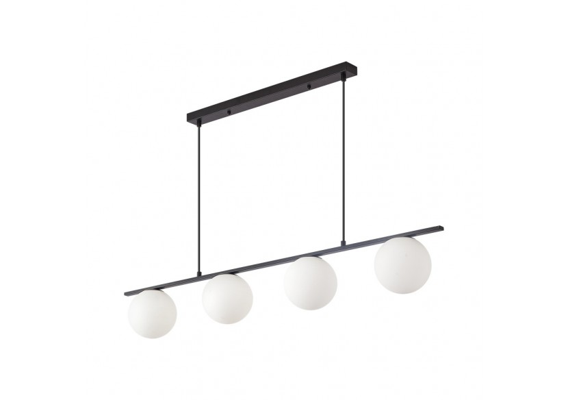 Suspension Glass OPL Opal+Noir, 4xG9 - BV01-00115 - Braytron
