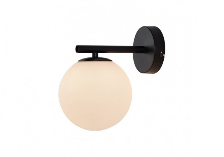 Éclairage mural Glass OPL Opal+Noir, G9 - BV01-00117 - Braytron