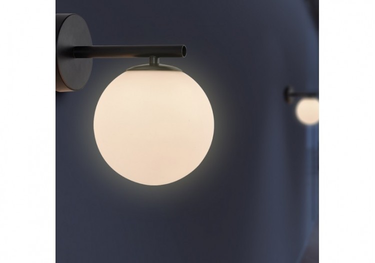 Éclairage mural Glass OPL Opal+Noir, G9 - BV01-00117 - Braytron 2