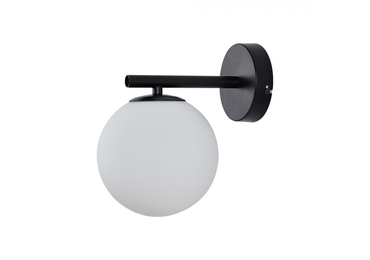 Éclairage mural Glass OPL Opal+Noir, G9 - BV01-00117 - Braytron