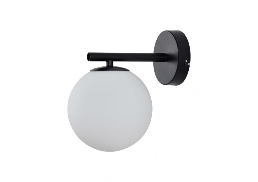 Éclairage mural Glass OPL Opal+Noir, G9 - BV01-00117 - Braytron
