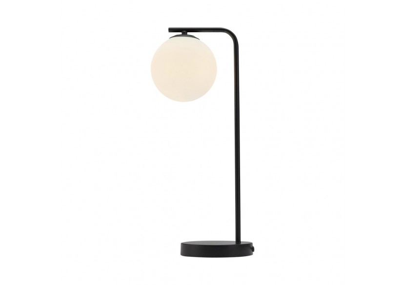 Lampe de table Glass OPL Opal+Noir, G9 - BV01-00118 - Braytron