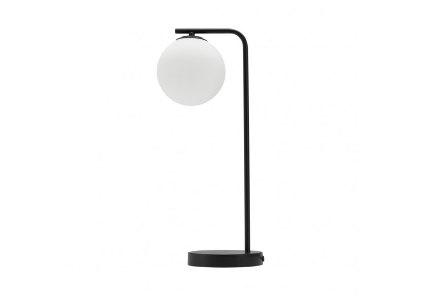 Lampe de table Glass OPL Opal+Noir, G9 - BV01-00118 - Braytron