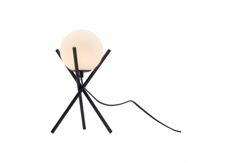 Lampe de table Glass OPL Opal+Noir, G9 - BV01-00119 - Braytron