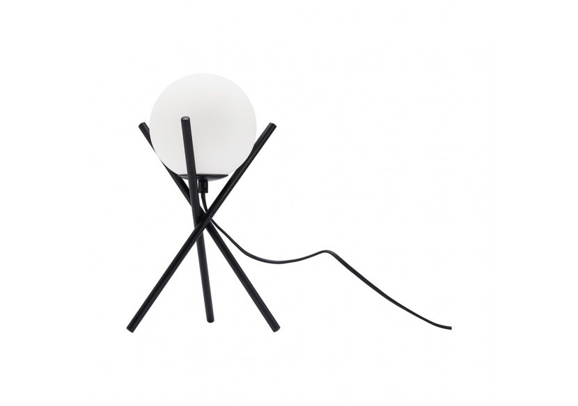 Lampe de table Glass OPL Opal+Noir, G9 - BV01-00119 - Braytron