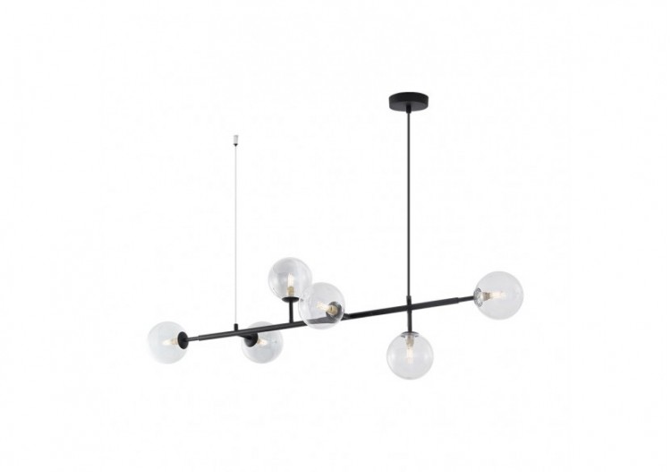 Suspension Glass OPL Clear+Noir, 6xG9 - BV01-00121 - Braytron