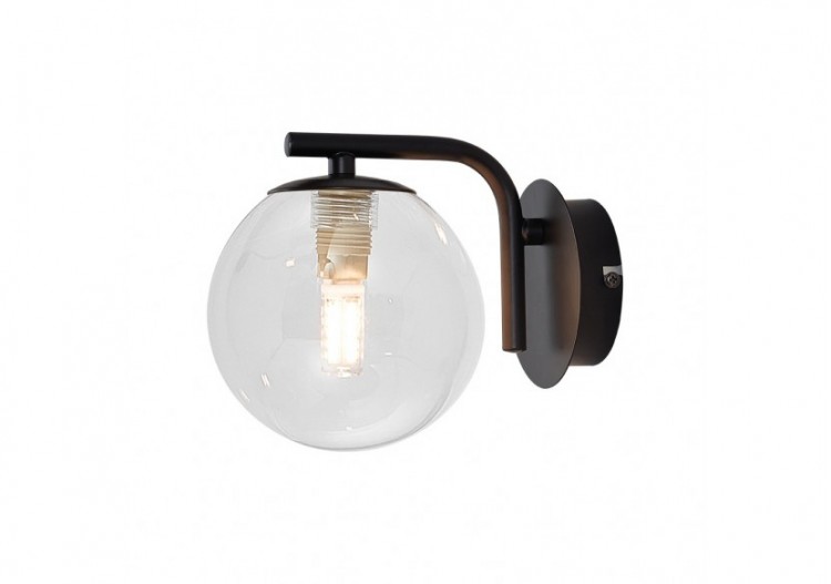 Éclairage mural Glass OPL Clear+Noir, G9 - BV01-00123 - Braytron