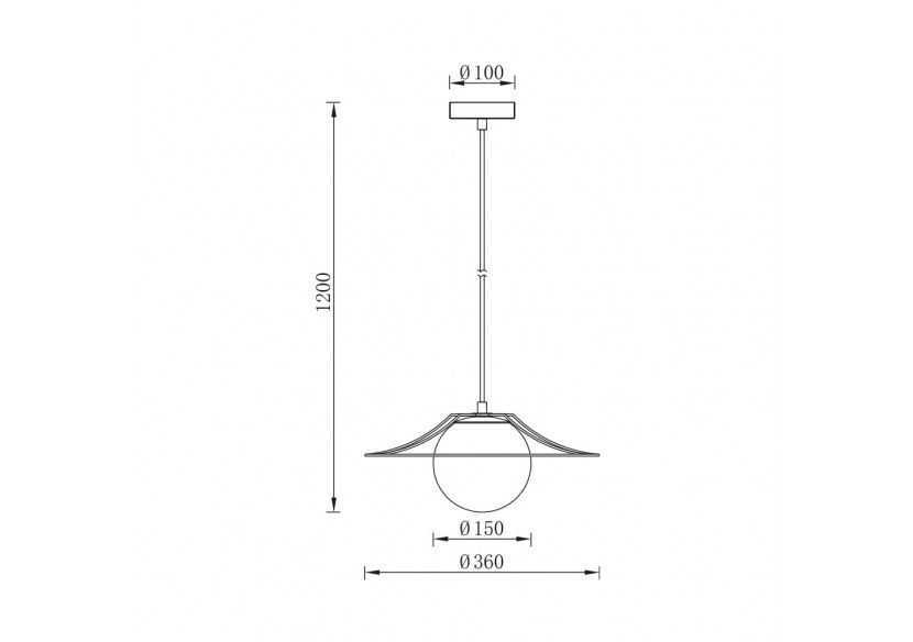 Suspension Wiring Noir+Opal, E27 - BV03-00040 - Braytron