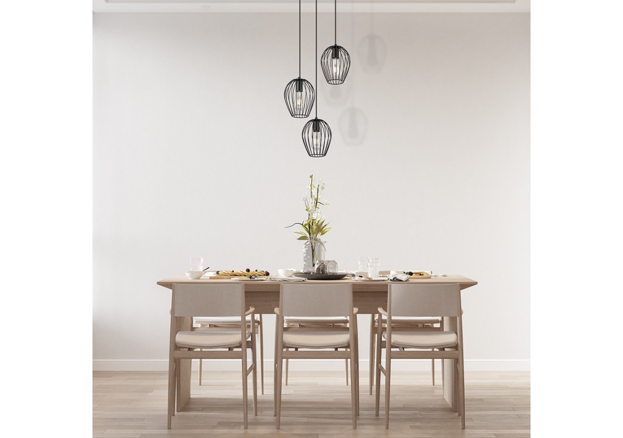 Suspension Wiring Noir, 3xE27 - BV03-00051 - Braytron