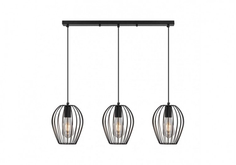 Suspension Wiring Noir, 3xE27 - BV03-00052 - Braytron