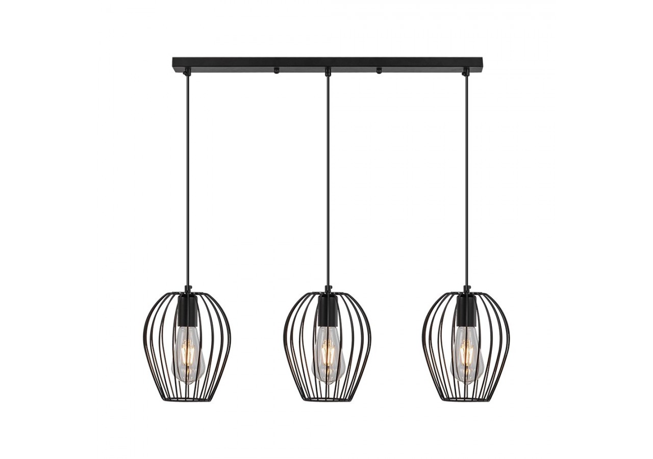 Suspension Wiring Noir, 3xE27 - BV03-00052 - Braytron