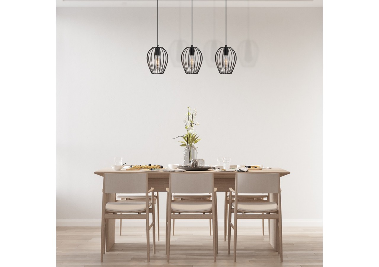 Suspension Wiring Noir, 3xE27 - BV03-00052 - Braytron