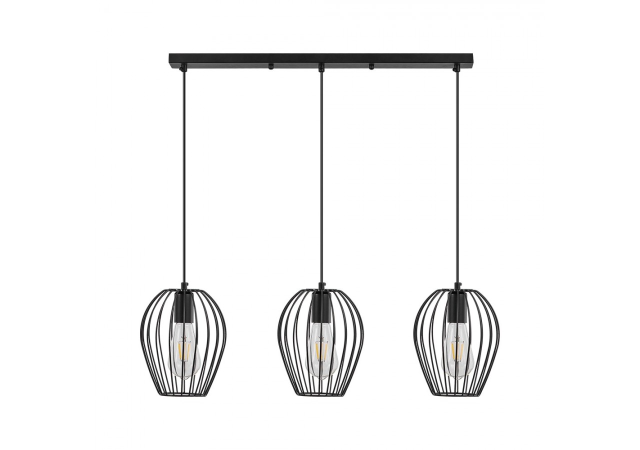 Suspension Wiring Noir, 3xE27 - BV03-00052 - Braytron