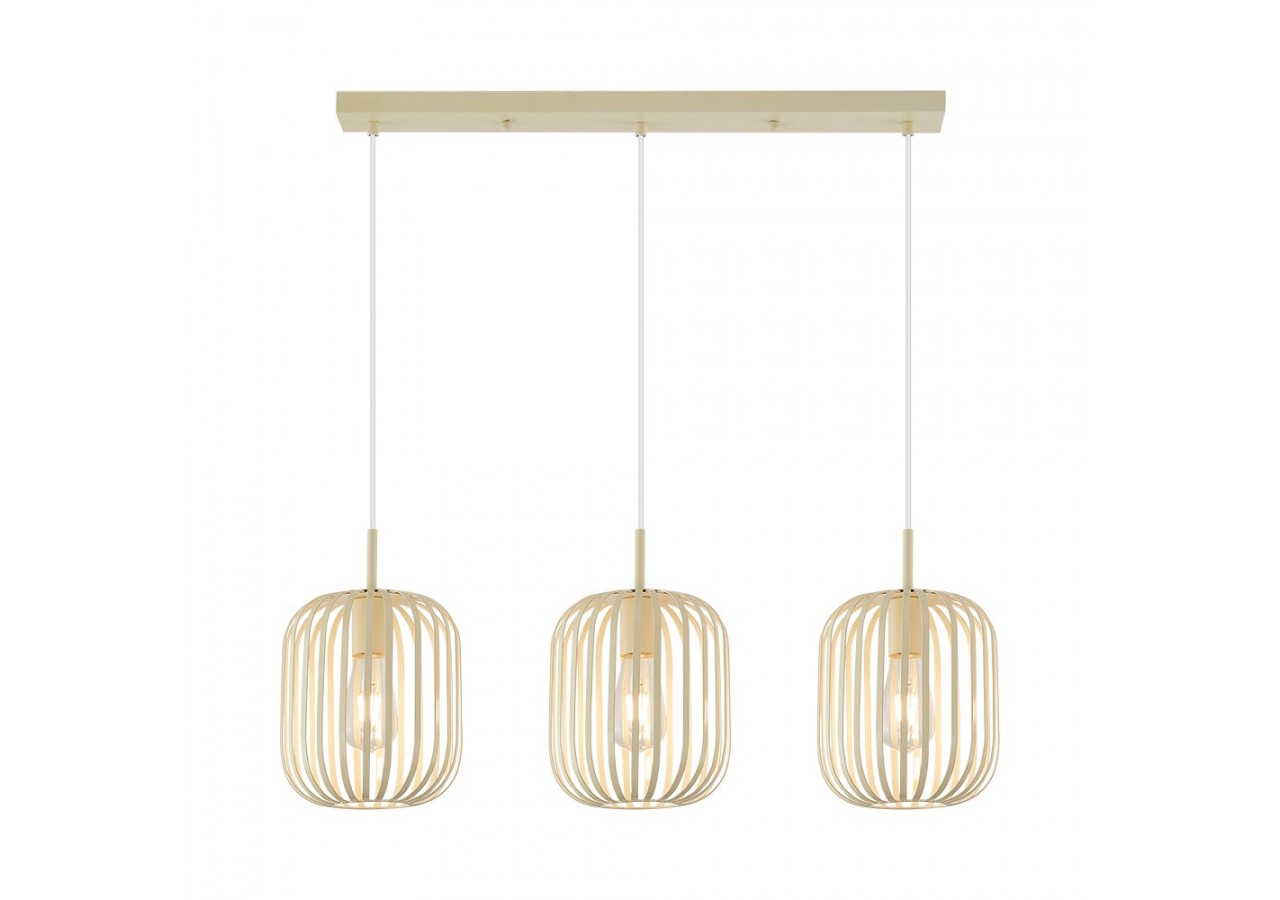 Suspension Wiring Beige, 3xE27 - BV03-00071 - Braytron