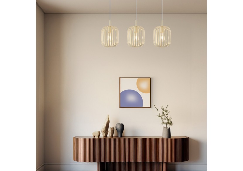 Suspension Wiring Beige, 3xE27 - BV03-00071 - Braytron