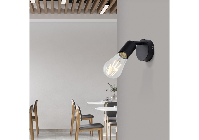 Éclairage mural Noir, E27 - BV04-00030 - Braytron