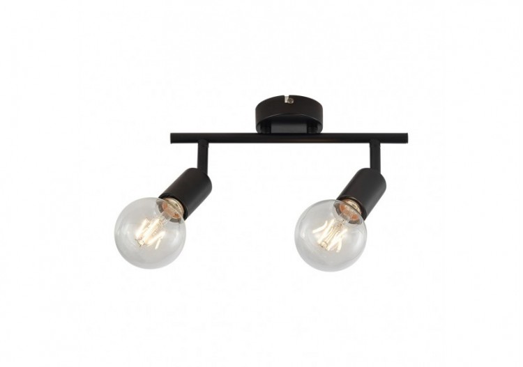 Plafonnier Noir, 2xE27 - BV04-00031 - Braytron