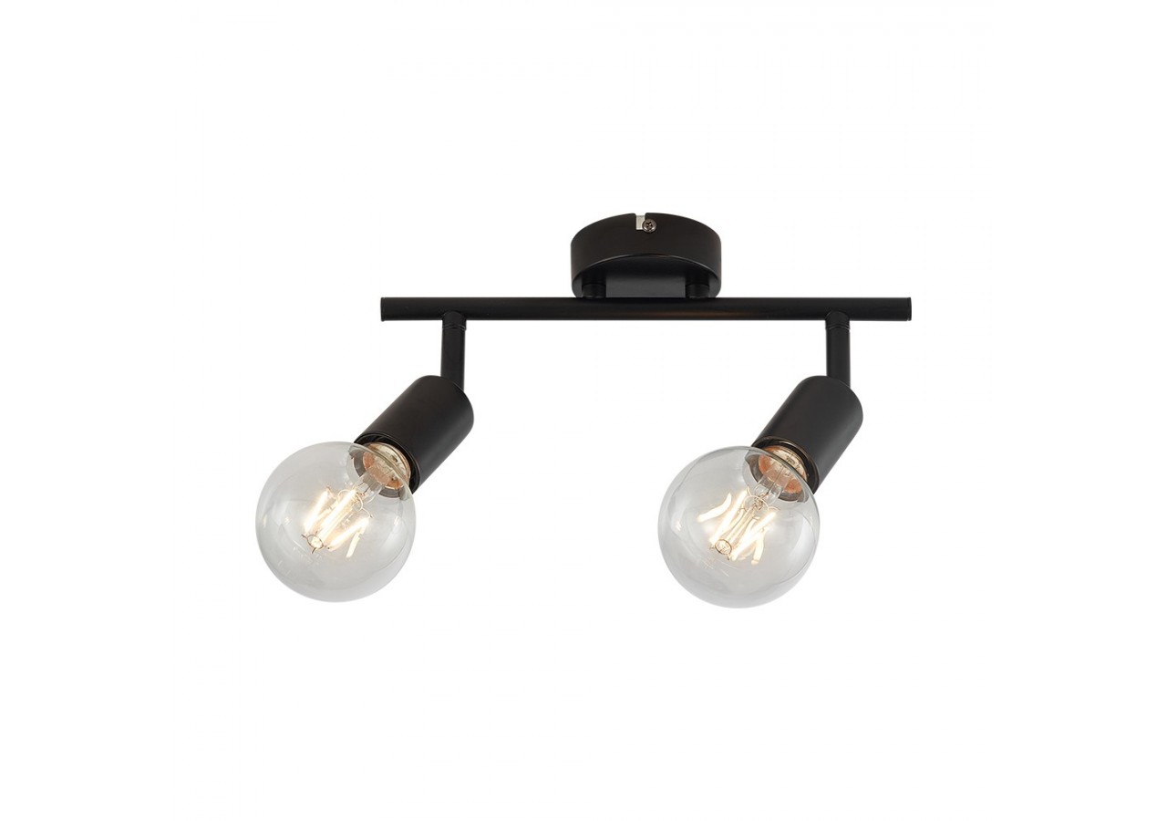 Plafonnier Noir, 2xE27 - BV04-00031 - Braytron