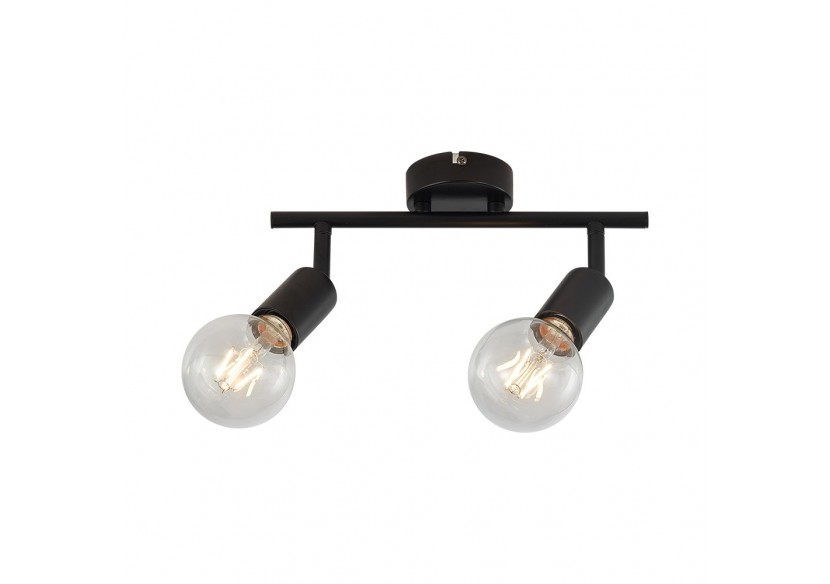 Plafonnier Noir, 2xE27 - BV04-00031 - Braytron
