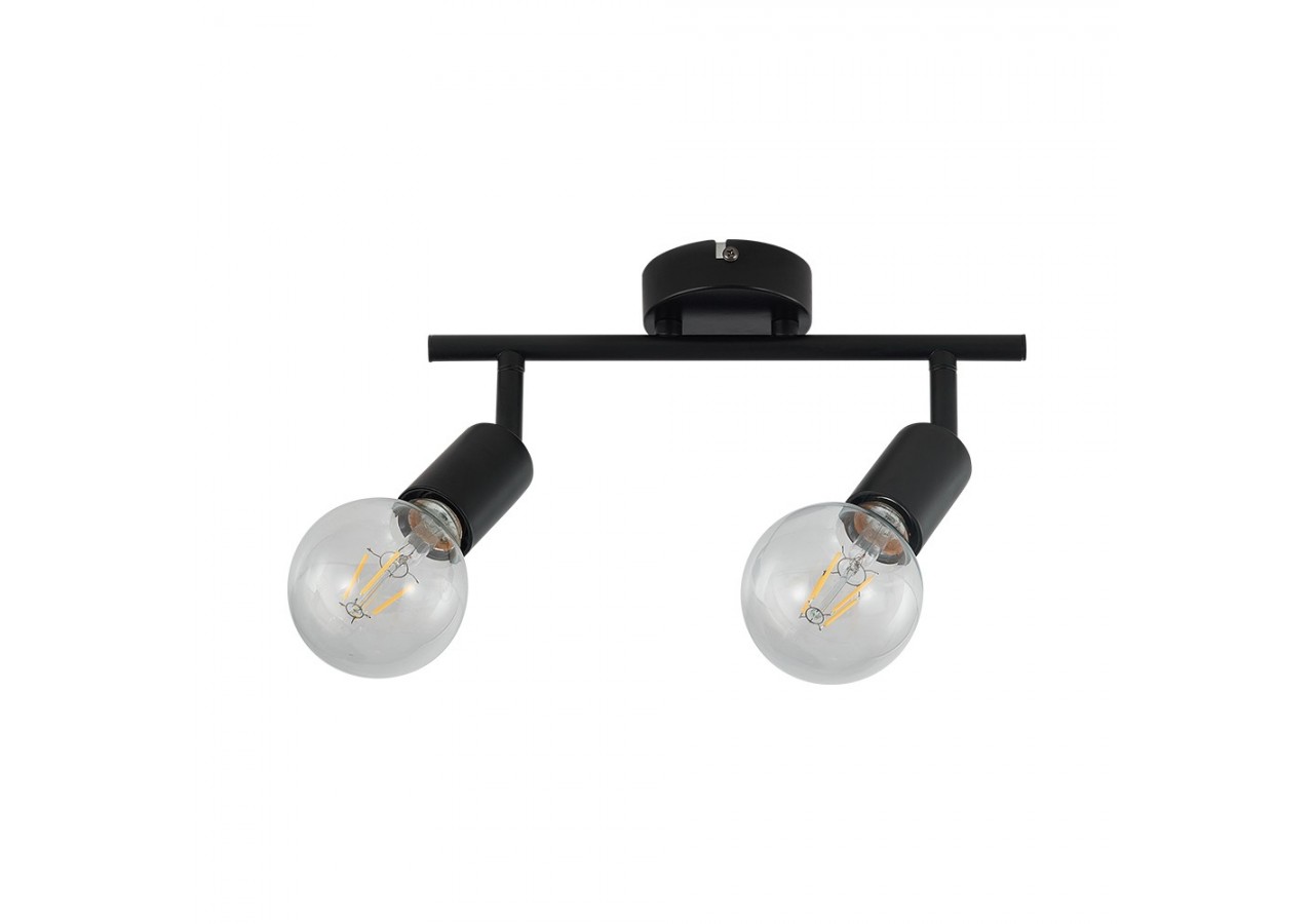 Plafonnier Noir, 2xE27 - BV04-00031 - Braytron
