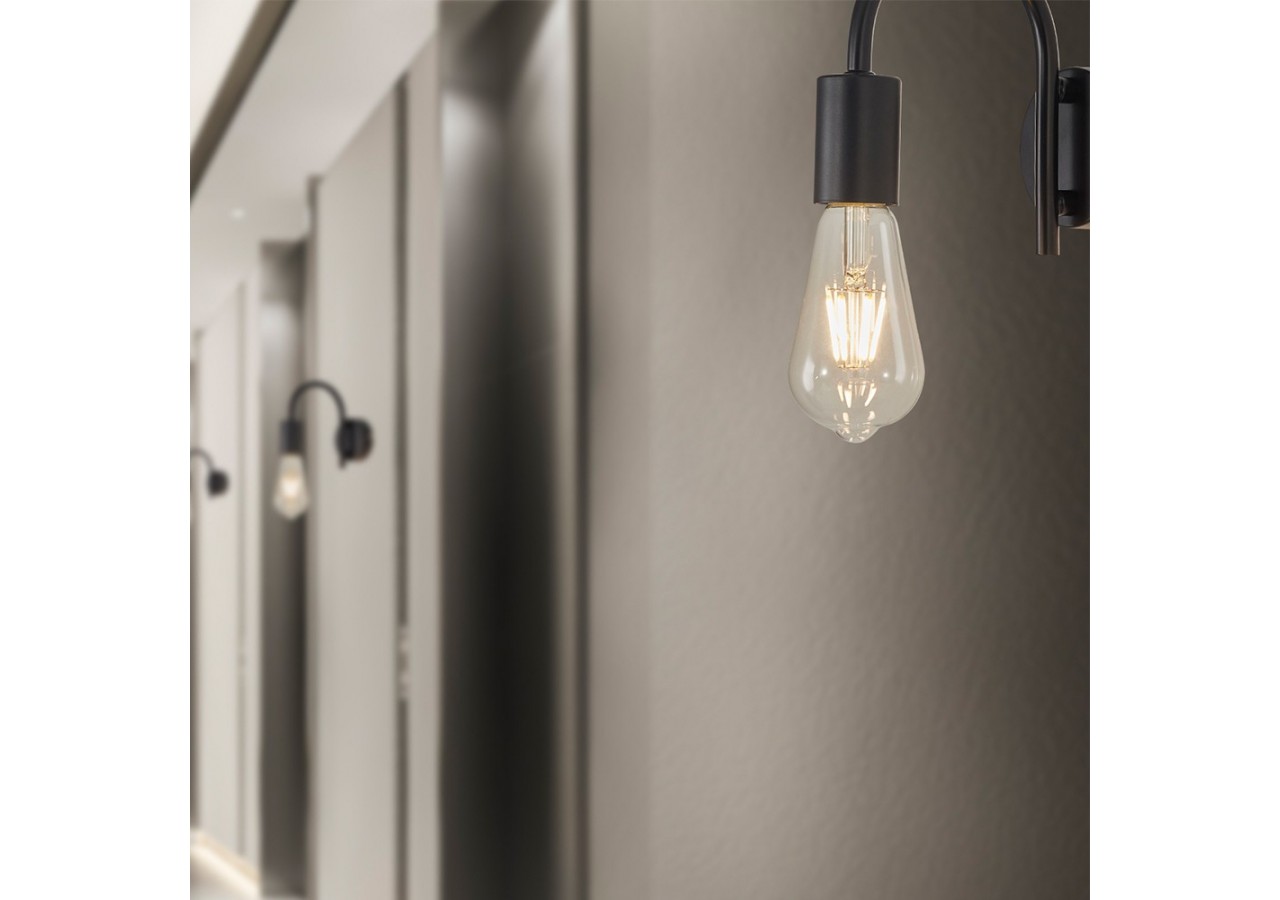 Éclairage mural Noir, E27 - BV04-00034 - Braytron