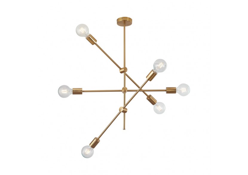 Suspension Or, 6xE27 - BV04-00043 - Braytron