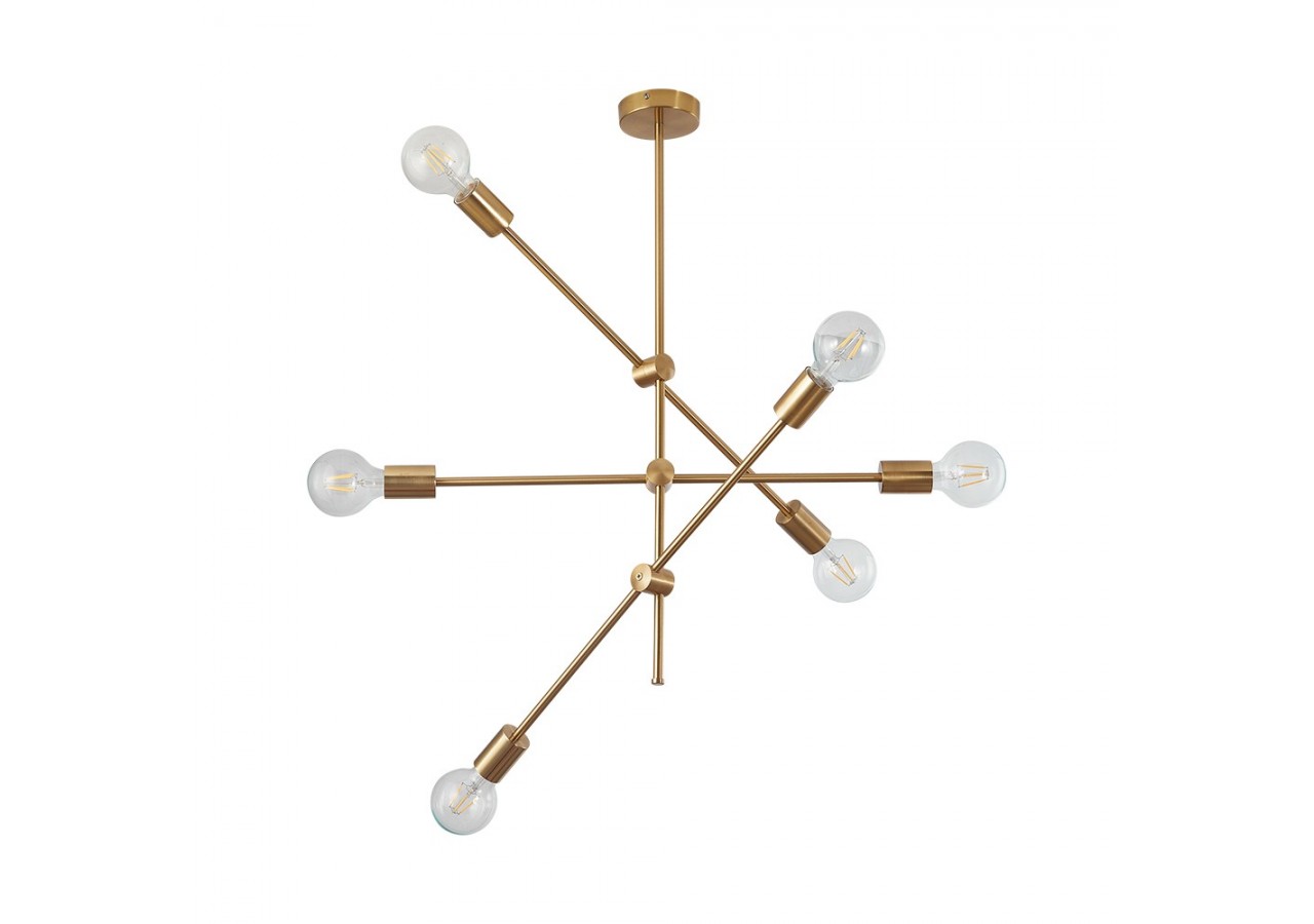 Suspension Or, 6xE27 - BV04-00043 - Braytron