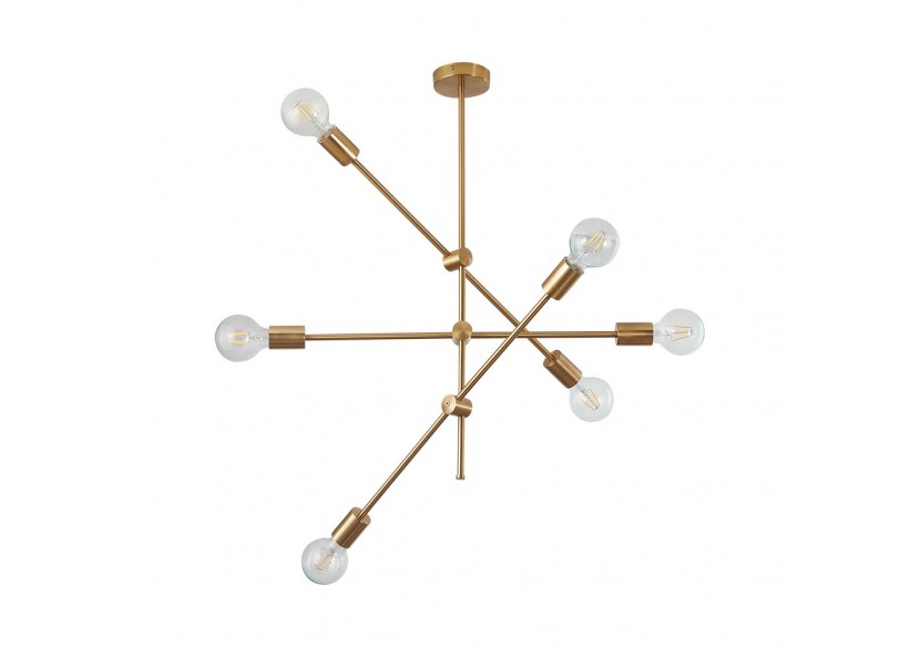 Suspension Or, 6xE27 - BV04-00043 - Braytron