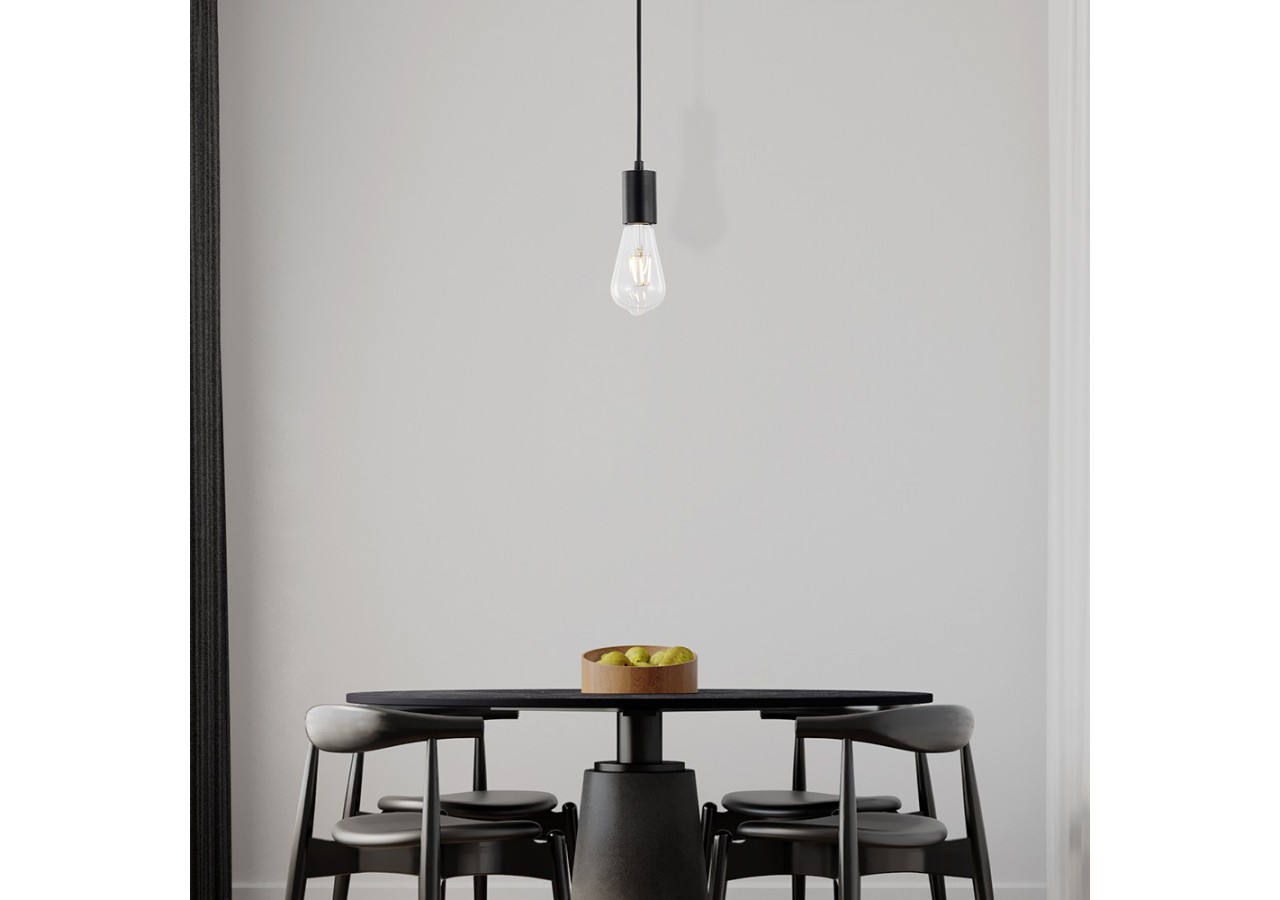 Suspension Noir, E27 - BV04-00060 - Braytron