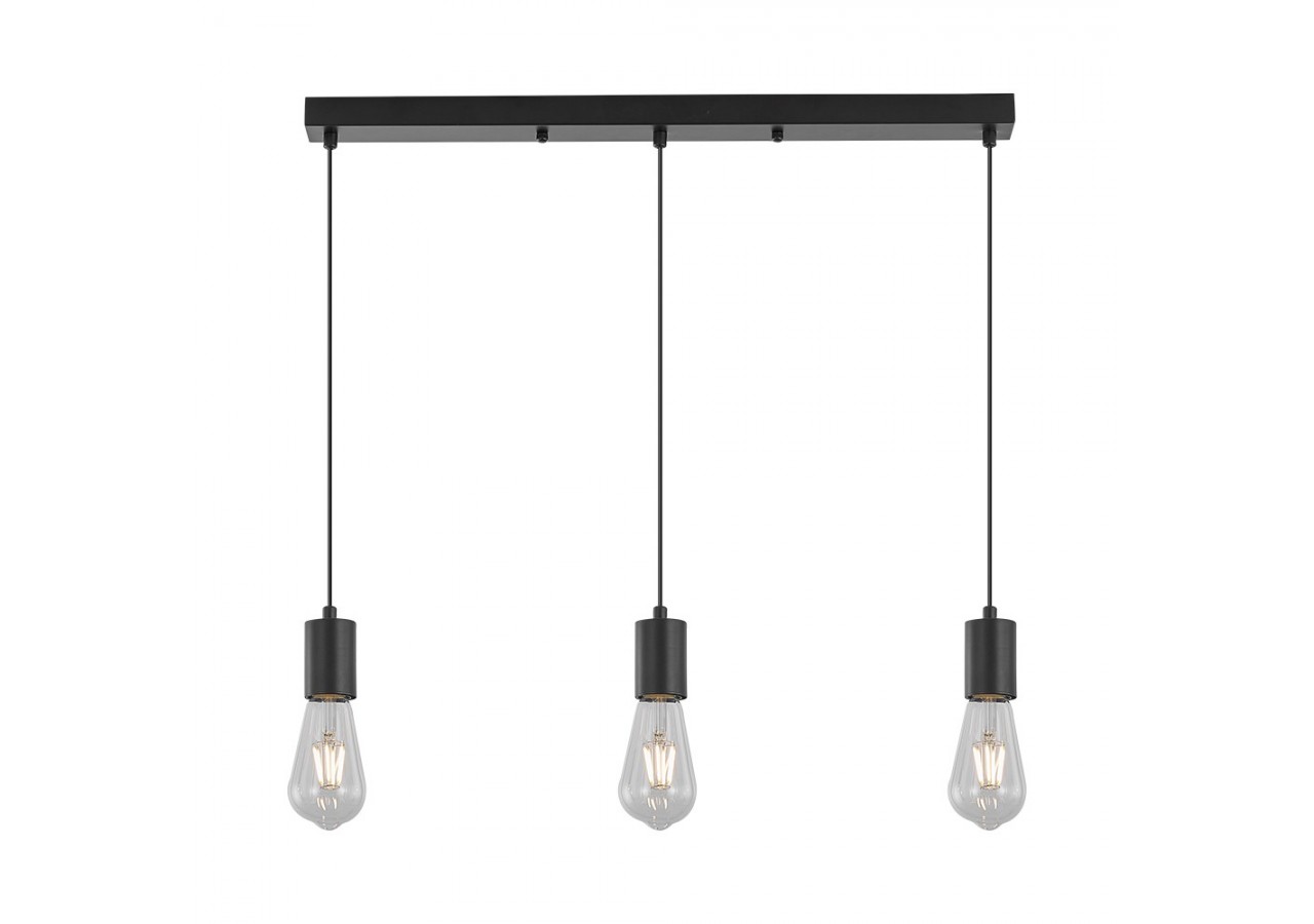 Suspension Noir, 3xE27 - BV04-00062 - Braytron