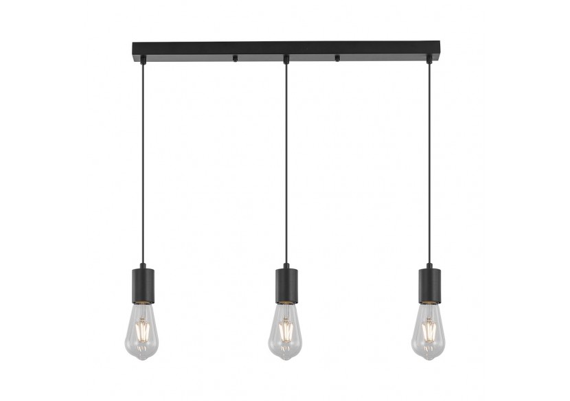 Suspension Noir, 3xE27 - BV04-00062 - Braytron
