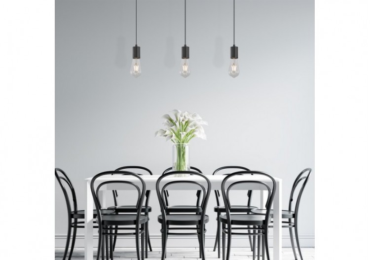 Suspension Noir, 3xE27 - BV04-00062 - Braytron 2