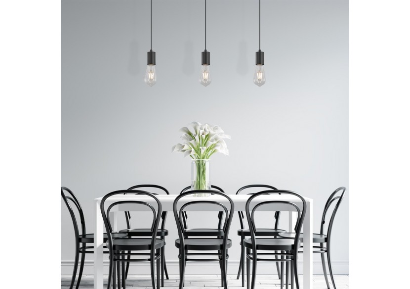 Suspension Noir, 3xE27 - BV04-00062 - Braytron