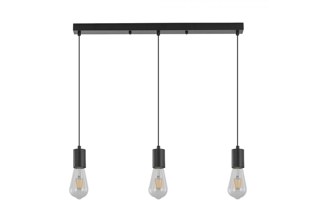 Suspension Noir, 3xE27 - BV04-00062 - Braytron
