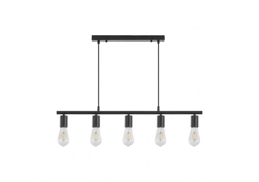 Suspension Noir, 5xE27 - BV04-00063 - Braytron