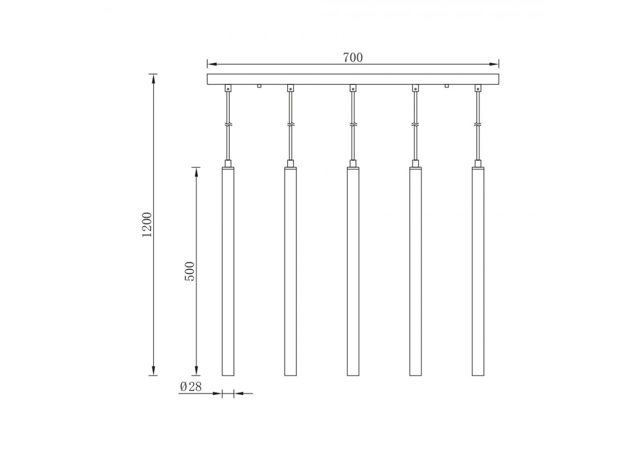 Suspension Or, 5xG9 - BV04-00073 - Braytron
