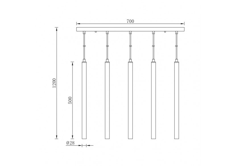 Suspension Or, 5xG9 - BV04-00073 - Braytron