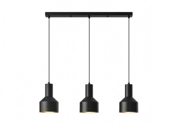 Suspension Noir, 3xE27 -...