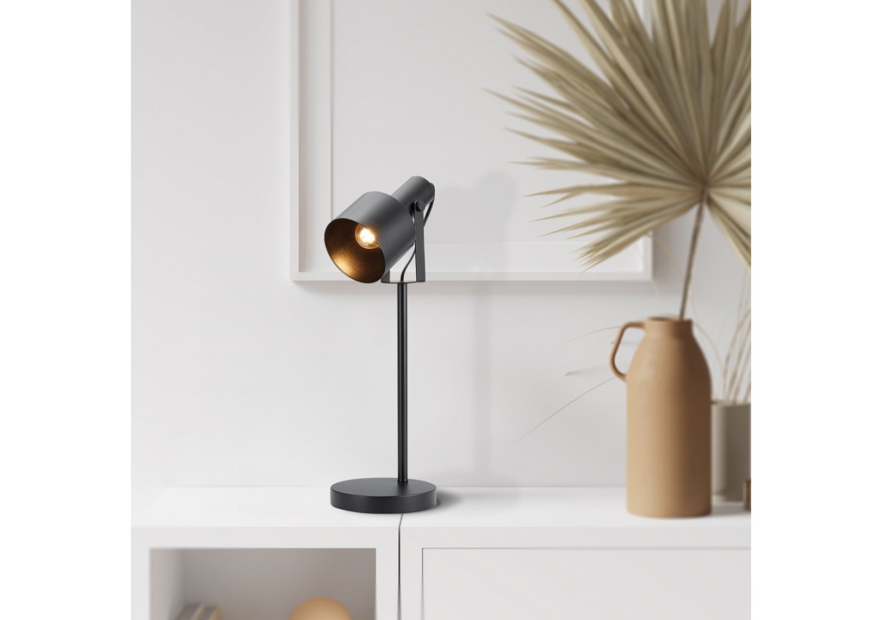 Lampe de table Metal Noir, E27 - BV05-00014 - Braytron