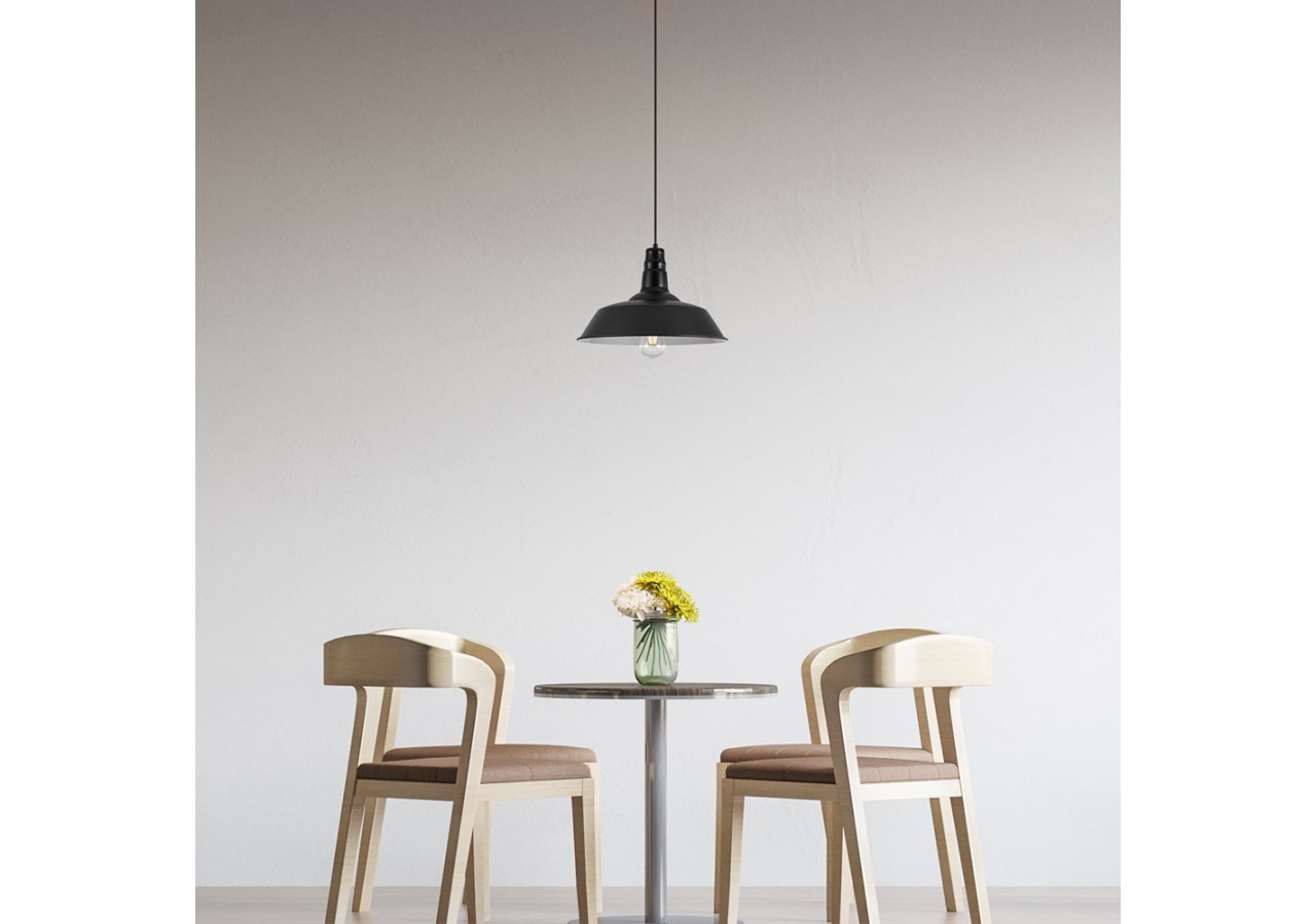 Suspension Metal Noir, E27 - BV05-00022 - Braytron