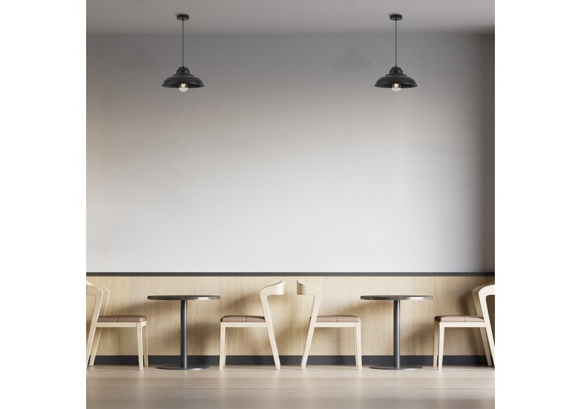 Suspension Metal Noir, E27 - BV05-00024 - Braytron