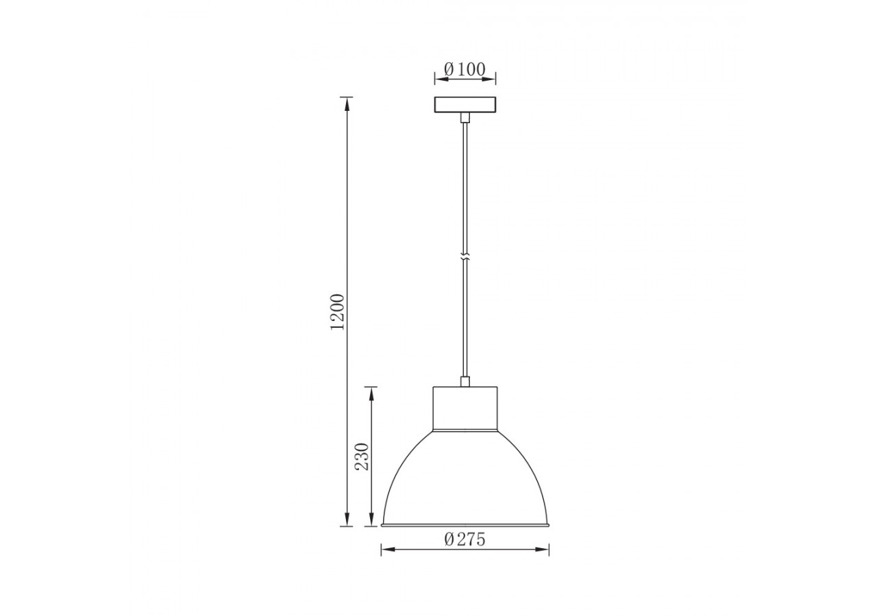 Suspension Metal Beige, E27 - BV05-00044 - Braytron