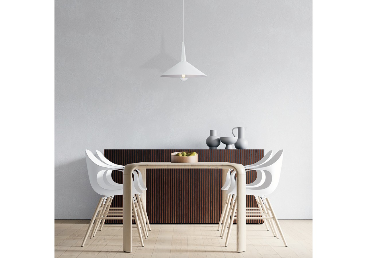 Suspension Metal Blanc, E27 - BV05-00050 - Braytron