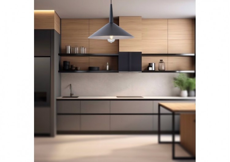 Suspension Metal Noir, E27 - BV05-00051 - Braytron 2