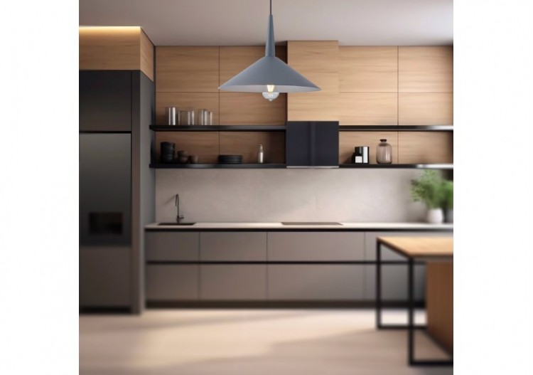 Suspension Metal Gris, E27 - BV05-00052 - Braytron 2