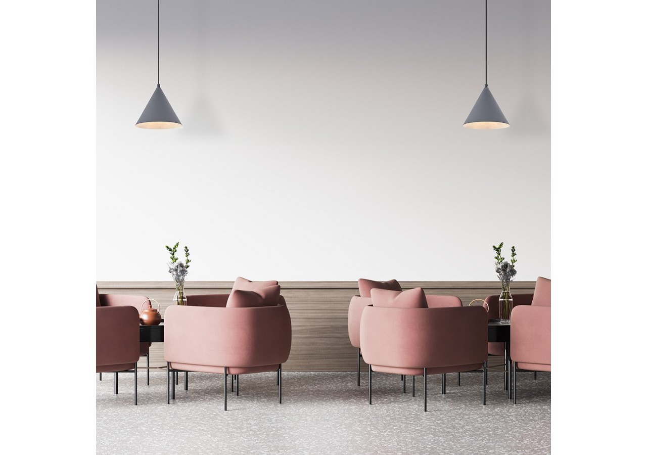 Suspension Metal Gris, E27 - BV05-00062 - Braytron